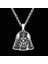 Star Wars Darth Vader Maske Siyah Metal Kadın Erkek Charm Için Kolye (Yurt Dışından) 1