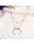 Kadın Çok Katmanlı Alaşım Zincir Kolye (Yurt Dışından) 2
