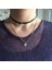 Kristal Charm Katmanlı Deri Kadın Için ve Gotik Collier Kolye (Yurt Dışından) 1