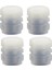 4pcs Araba Lastik Valfi Kök Kapakları Lastik Dekorasyon Bisiklet Aydınlık Kapak Mavi 4pcs (Yurt Dışından) 1