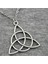 Wyısywg 1 Adet Metal Zincir Kadın Takı Triquetra Sembolü 28MM Kolye (Yurt Dışından) 3