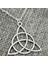 Wyısywg 1 Adet Metal Zincir Kadın Takı Triquetra Sembolü 28MM Kolye (Yurt Dışından) 5