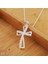 Içi Boş Haç Kakma Yapay Elmaslar Kolye (Yurt Dışından) 4