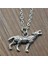 Wyısywg 1 Adet Metal Zincir Vintage El Yapımı Howl Kurt 26X20MM Kolye (Yurt Dışından) 4