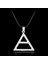 Mars'a Otuz 30 Saniye Üçgen Triad Logo Gümüş Takı Erkek Kadın Kolye (Yurt Dışından) 1