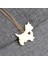 Noel Sevimli Hayvan Köpek Kalp Lover Memorial Pet Westie Köpekler Charm Kadın Erkek Köpek Aşk Takı Için Kolye (Yurt Dışından) 5