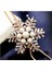 Gelin Nişan Kristal Rhinestone Kar Tanesi Kadın Düğün Güzel Takı Kolye (Yurt Dışından) 3