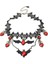 Collares Cadılar Bayramı Dantel Gerdanlık Yarasa Kristal Chokers ve Bildirimi Takı Kolye (Yurt Dışından) 2