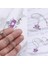 Crown Girlfriends 2ADET / Set Mor Takı Çocuklar Için Kolye (Yurt Dışından) 1