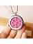 Güzel Çiçek Zincir Pedleri Antik Bronz Aromaterapi Lockets Uçucu Yağ Difüzörü Kolye (Yurt Dışından) 2