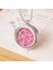 Güzel Çiçek Zincir Pedleri Antik Bronz Aromaterapi Lockets Uçucu Yağ Difüzörü Kolye (Yurt Dışından) 3