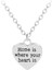Moda Kadın Mektup Alıntı Ev Kalbinizin Isquot Olduğu Yerdir Kalp Şeklinde Neckl Kolye (Yurt Dışından) 2