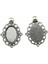 6 Parça Cabochon Cameo Taban Toplu Delikli Yandan Içe Boyut 13X18MM Oval Kameolar ve Cabochons F4074 Kolye (Yurt Dışından) 2