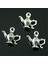 Wyısywg 6 Adet Charm Metal Charms Çaydanlık 21X19MM Takı Bulgular Bileşenleri Için Malzemeleri B10472 Kolye (Yurt Dışından) 4