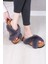 Kadın Günlük Çapraz Peluş Terlik TS1132 2
