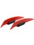 Elektrikli Motosikletler Için Motosiklet Kanatçık Aerodinamik Spoyler Kırmızı (Yurt Dışından) 2
