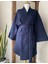 Cepli Kalın Kuşaklı Kimono Ceket - Unisex 2