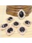 10X Rhinestone Cabochons Düz Sırt Sızıntıları Düğün/telefon/dikiş Dekoru Siyah 30X25MM (Yurt Dışından) 4