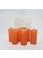 6lı Somon Bar Mum Seti (3,5x8 Cm) 1