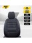 Renault Symbol Joy Uyumlu Siyah Oto Koltuk Kılıfı (Tam Takım Ön Arka Araç Koltuk Kılıfı) 3