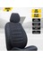 Opel Astra Elegance Uyumlu Siyah Oto Koltuk Kılıfı (Tam Takım Ön Arka Araç Koltuk Kılıfı) 2