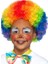 Rengarenk Kıvırcık Afro Peruk Bonus Saç 120 gr (4886) 1