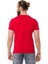 CT721 Renkli Taşlı Kırmızı Basic Tişört 4