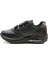Siyah Air Taban Sneakers Cırtlı Spor Ayakkabı 3