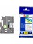 Brother P-Touch TZE-135 12MM x 8m Şeffaf Üzerine Beyaz Muadil Laminasyon Etiket Şeridi 1