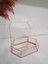 Ayna Tabanlı Cam Kutu Takı Kutusu 25 x 15 x 5 cm 2