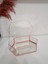 Ayna Tabanlı Cam Kutu Takı Kutusu 25 x 15 x 5 cm 3
