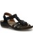 157362.Z3FX Siyah Kadın Comfort Sandalet 1