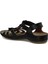 157362.Z3FX Siyah Kadın Comfort Sandalet 4