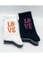 Ciho Socks 6 Çift Modal Love Desen Yumuşak Dokulu Kadın Kolej Çorabı 1