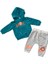 Baby Kapüşonlu Cepli Sweat Eşofman Takımı 1