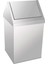 Krom Çatı Kapaklı Çöp Kovası 45 Lt PLX-3800-345 1