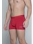 Yeap! Underwear 2 Li Kırmızı Penye Pamuklu Likralı Düz Erkek Boxer Mükemmel Uyum Mükemmel Kalite Ye1 1