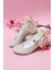 Topuklu Pudra Simli Kız Çocuk Ayakkabı 4