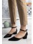 5 Punt Karnıyarık Siyah Cilt Stiletto 3