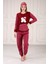 Cepli Baskılı Polar Pijama Takım 3