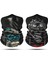 Maymun - Motorlu Astronot Desenli 2'li Set Boyunluk Bandana Outdoor Balaklava Yüz Maskesi Kafa Bandı 2
