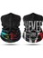 Never Give Up Desenli 2'li Set Boyunluk Bandana Outdoor Balaklava Yüz Maskesi Kafa Bandı 2