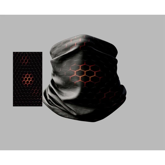 Datwork Tasarımlı Motorcu Buff Maske Outdoor Boyunluk Unisex Bandana