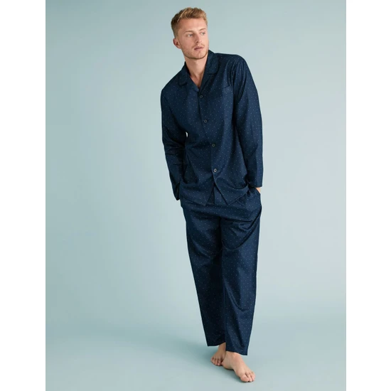 Marks & Spencer Saf Pamuklu Pijama Takımı