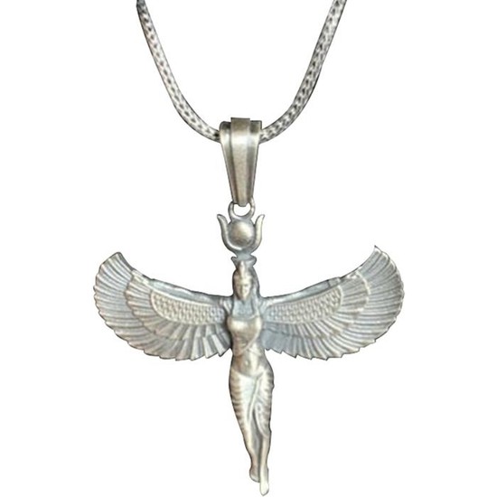 Masoffy Kadın Mısır Tanrıçası Isis Antik Mısır Tanrı Kanatlı Fiyatı