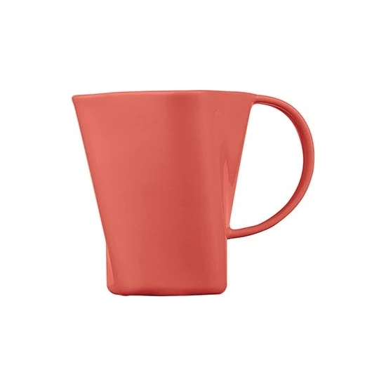 Kütahya Porselen Skallop Mug 290 cc Pembe