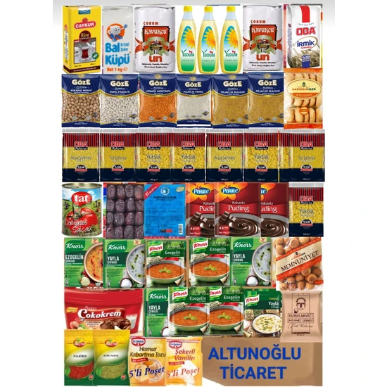 Ramazan Paketi Kumanya Erzak Gıda Paketi 46 Parça Ürün