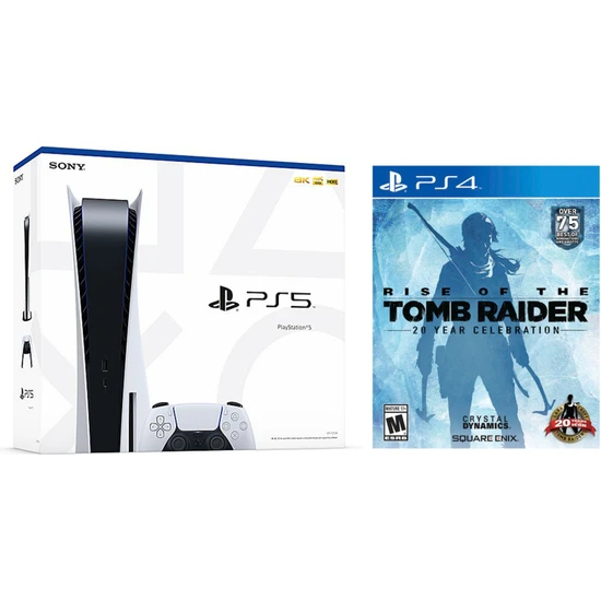 Sony Playstation 5 İthalatçı Garantili + PS5 Rise Of The Tomb Raider