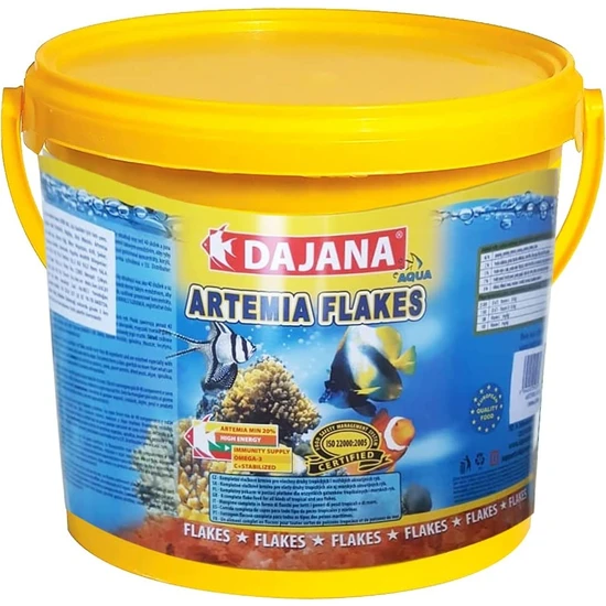 Dajana Tropical Artemia Flakes 250 gr Poşette SKT:11/2025
