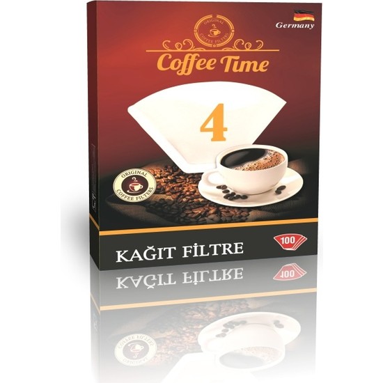 Coffee Time 4 Numara Filtre Kahve Kağıdı 100'lü